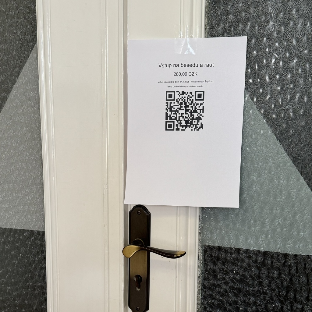 Vstupenky platební QR kód